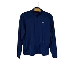 Vineyard Vines 1/4 Zip Performance Jacket Blue XL (18)